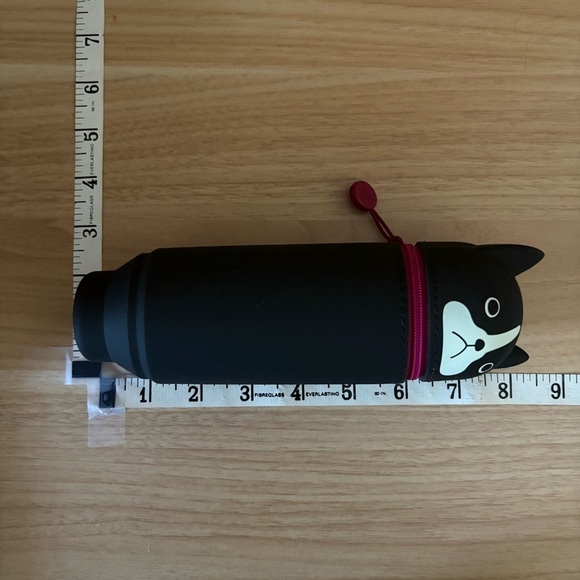 SOLD FRENCH BULLDOG Black Silicone Pencil Case & Target Dog Christmas Ornament - Picture 7 of 11